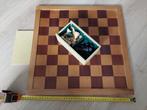 Prachtig houten Schaakbord incl stukken 45 x 45 cm, Hobby en Vrije tijd, Gezelschapsspellen | Bordspellen, Ophalen of Verzenden