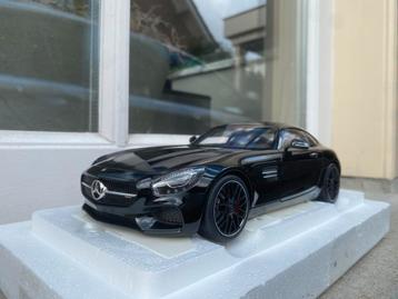 1:18 Mercedes AMG GT S (C190) zwart 2016 Autoart 76313 beschikbaar voor biedingen