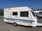 Hobby De luxe Easy 400 KB bouwjaar 2001 met voortent, Caravans en Kamperen, Schokbreker, Standaardzit, Hobby, Bedrijf