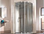 Nieuwe A-symmetrische kwartronde douchecabine 90x120, Ophalen, Nieuw, Met douche
