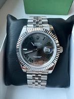 Rolex Wimbledon 41mm date just, Sieraden, Tassen en Uiterlijk, Horloges | Heren, Ophalen, Zo goed als nieuw, Staal, Rolex