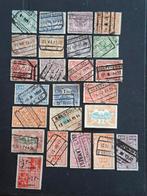 België. Kaveltje Spoorwegzegels + 1 Fiscaal, Verzenden, Gestempeld