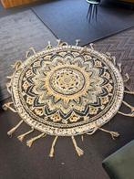 Dutchbone Pix Rond Tapijt, Ophalen, 100 tot 150 cm, Beige, Rond