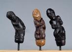 3 stuks Keris Kris grepen heften Bali, Antiek en Kunst, Kunst | Niet-Westerse kunst, Ophalen of Verzenden