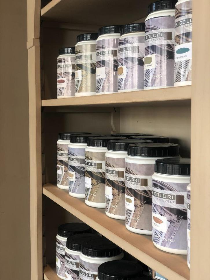 Carte Colori Kalkverf 1 ltr.- diverse kleuren, Doe-het-zelf en Verbouw, Verf, Beits en Lak, Zo goed als nieuw, Verf, Minder dan 5 liter