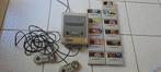Snes super nintendo met 11 spellen, Ophalen of Verzenden, Gebruikt, Met 2 controllers, Met games