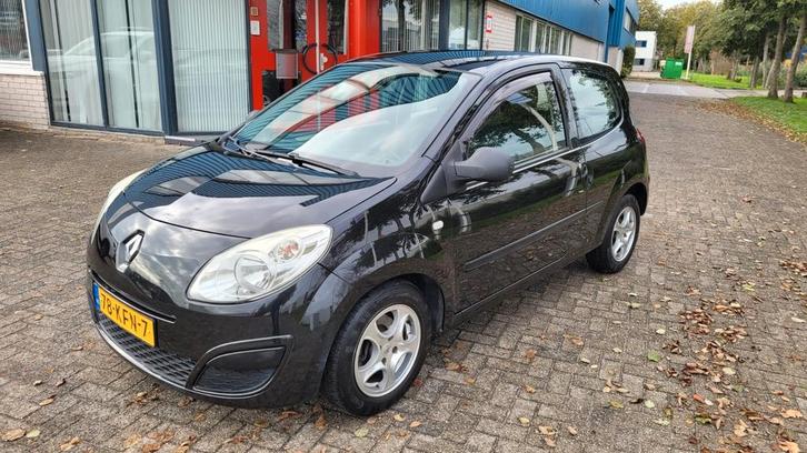 Renault Twingo 1.1 2009 Zwart LM velgen nw apk / airco / nap, Auto's, Renault, Bedrijf, Twingo, ABS, Airbags, Airconditioning