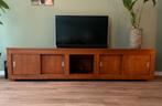 Prachtig tv meubel hout, Gebruikt, Ophalen of Verzenden, 200 cm of meer, Minder dan 100 cm