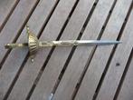 Brieven opener, vorm degen, zwaard, messing, Toledo Spanje, Verzenden, Koper