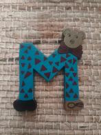 Houten beren letter M, Ophalen of Verzenden, Zo goed als nieuw, Wanddecoratie