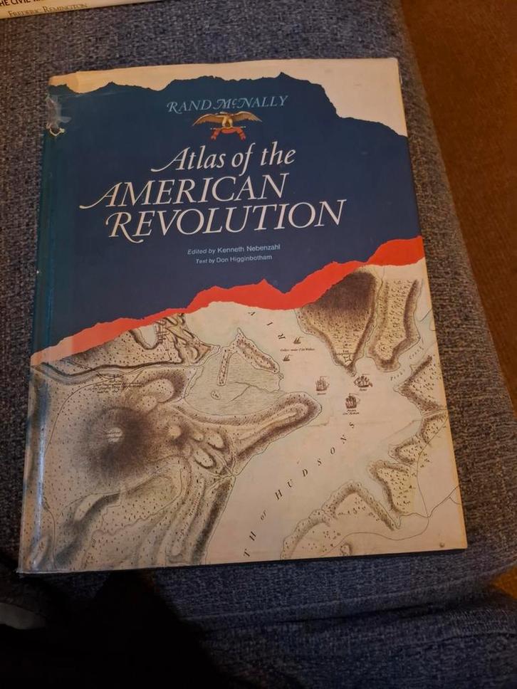 Atlas Amerikaanse Revolutie - Rand McNally, Boeken, Atlassen en Landkaarten, Zo goed als nieuw, Overige atlassen, Overige gebieden
