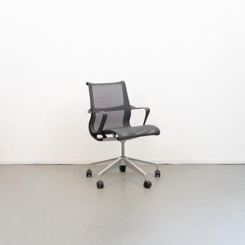 60x Herman Miller Setu Bureaustoel Graphite beschikbaar voor biedingen