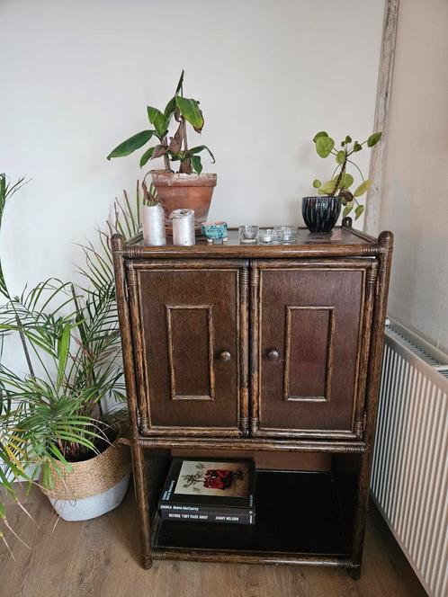 Gratis ophalen! Bamboe kast, Huis en Inrichting, Kasten | Dressoirs, Gebruikt, 50 tot 100 cm, 25 tot 50 cm, Ophalen