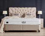 Opbergboxspring Opera beige Incl Matras & Topper Dreambedden, Nieuw, Beige, 180 cm, Ophalen of Verzenden