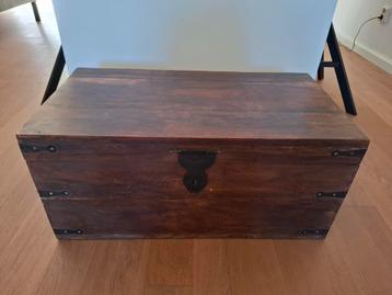 Dekenkist, hout, 72 x39 x 33 cm. beschikbaar voor biedingen