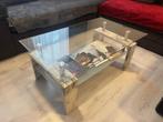 Salontafel, Huis en Inrichting, Tafels | Salontafels, Gebruikt, 50 tot 100 cm, Glas, Minder dan 50 cm