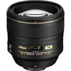 Nikon 85mm 1.4 afs nano ZeerGoedeStaat 1 Jaar Garantie, T, Zo goed als nieuw, N, V