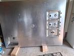 RVS keukenblad met Smeg gasfornuis en spoelbak 214x157,5, Tuin en Terras, Buitenkeukens, Ophalen, Gebruikt, Gas, Vrijstaand