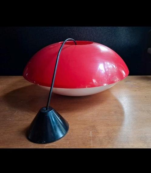 Vintage 60s 70s space age plafondlamp, Huis en Inrichting, Lampen | Plafondlampen, Gebruikt, Kunststof, Ophalen of Verzenden