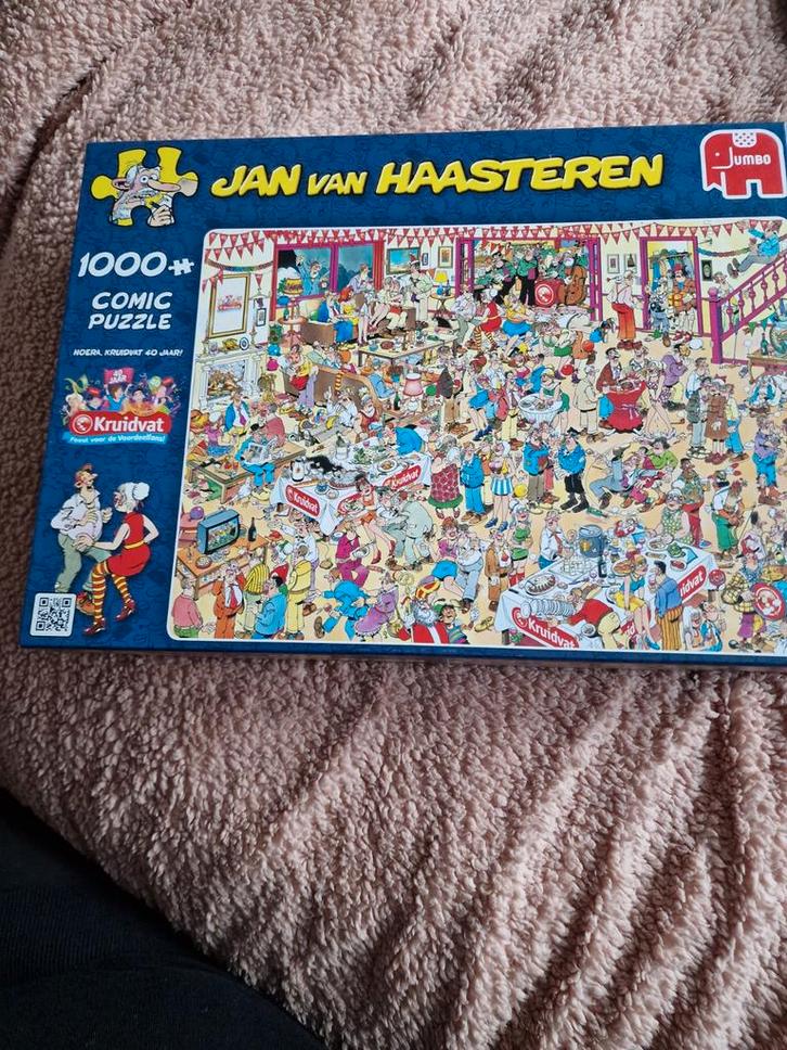 Jan van Haasteren Puzzel - 1000+ stukjes, Hobby en Vrije tijd, Denksport en Puzzels, Zo goed als nieuw, Legpuzzel, 500 t/m 1500 stukjes