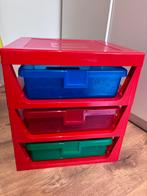 Lego opberg kastje met 3 lades, Kinderen en Baby's, Kinderkamer | Inrichting en Decoratie, Ophalen of Verzenden, Zo goed als nieuw