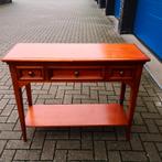 Mooie kersenhouten sidetable / haltafel / wandtafel, Ophalen, Gebruikt, Kersenhout, 25 tot 50 cm