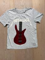 grijs verander t-shirt km Metallica maat 122/128, Kinderen en Baby's, Kinderkleding | Maat 122, Gebruikt, H&M, Ophalen of Verzenden