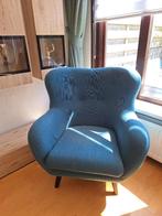 Blauwe Fauteuil, gratis af te halen, Huis en Inrichting, Ophalen, Gebruikt, 75 tot 100 cm, 50 tot 75 cm