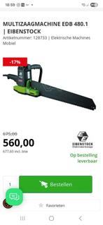 BIEDEN !!!    EIBENSTOCK Multizaagmachine EDB 480.1, Ophalen, 70 mm of meer, Overige typen, Nieuw