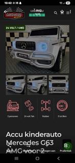 Mercedes G63 AMG Kinderauto 2-persoons, Ophalen, Zo goed als nieuw