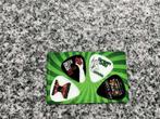 4 uitneembare plectrums van Greenday, Nieuw, Ophalen of Verzenden, Foto of Kaart, 4 uitneembare plectrums van Greenday