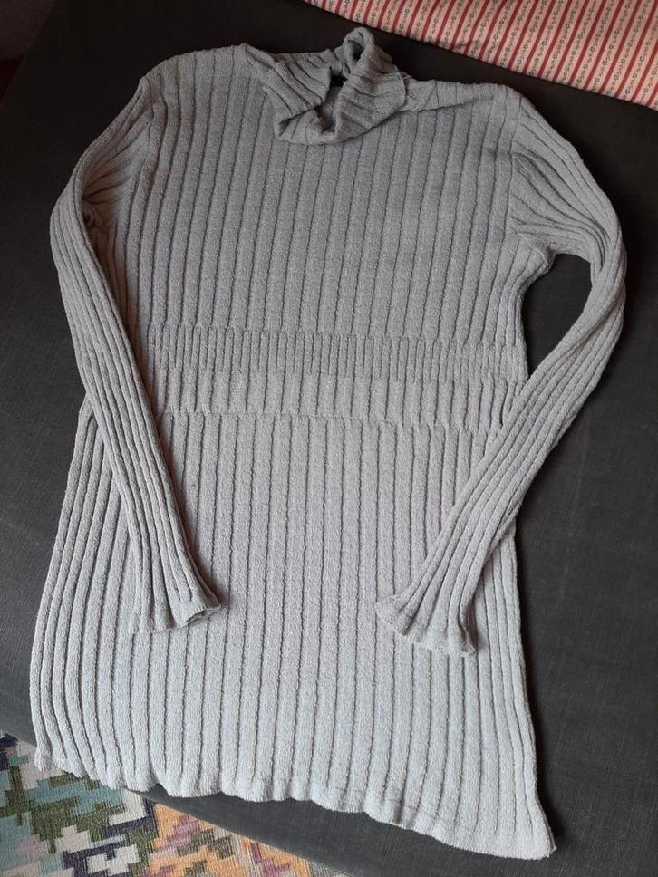 WatcHer, grijze damestrui met col maat 42, Kleding | Dames, Truien en Vesten, Zo goed als nieuw, Maat 42/44 (L), Grijs, Ophalen of Verzenden