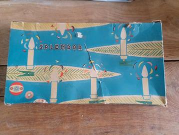 Splendor kerstlampjes met knijpers 16 stuks jaren 60/70 beschikbaar voor biedingen