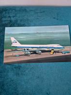 Groot formaat ansichtkaart Boeing 747B, Ophalen of Verzenden, Zo goed als nieuw, Kaart, Foto of Prent