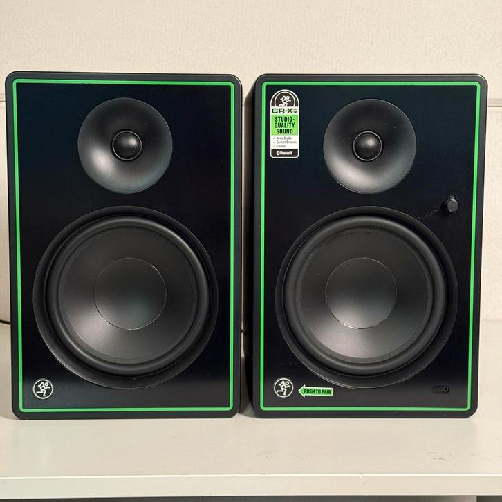 Mackie CR8-XBT Studiomonitoren met Bluetooth, Audio, Tv en Foto, Luidsprekers, Gebruikt, Front, Rear of Stereo speakers, 60 tot 120 watt