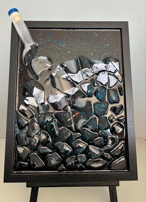 Epoxy Grey Goose schilderij, Antiek en Kunst, Kunst | Schilderijen | Modern, Ophalen of Verzenden
