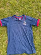 Ajax polo maat 164 amper gedragen, Blauw, Overige maten, Ophalen of Verzenden, Zo goed als nieuw