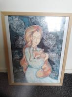 Meerdere zelfgemaakte schilderijen, acrylverf., Antiek en Kunst, Kunst | Schilderijen | Klassiek, Ophalen