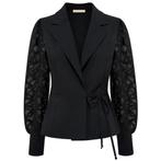 Zwarte Triple Nine blazer met kanten mouwen maat M nieuw, Maat 38/40 (M), Triple Nine, Zwart, Nieuw