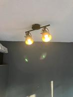 Mooie plafondlamp met 2 spots, Huis en Inrichting, Ophalen, Gebruikt, Metaal of Aluminium, Led