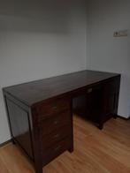 Klassiek Massief Houten bureau, Huis en Inrichting, Bureaus, Ophalen, Gebruikt, Bureau