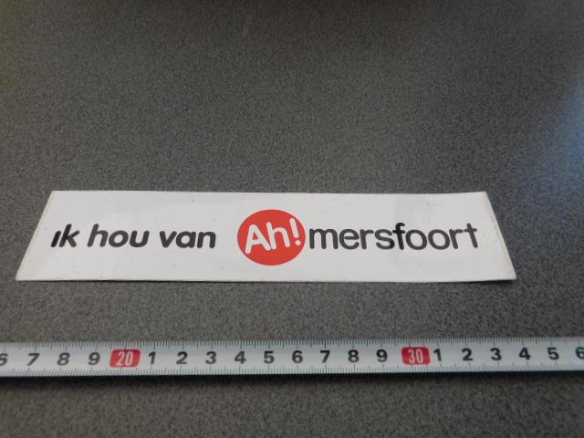 sticker Supermarkt AH Albert Heijn Ik hou van AH! Amersfoort, Verzamelen, Stickers, Zo goed als nieuw, Ophalen