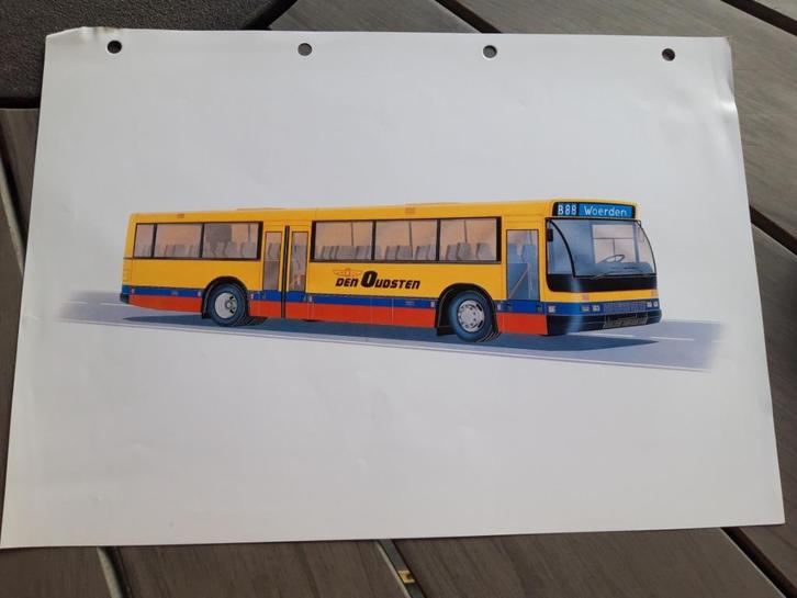 Den Oudsten folder model B88-HF615 DAF MB 230, Boeken, Auto's | Folders en Tijdschriften, Zo goed als nieuw, Overige merken, Ophalen of Verzenden
