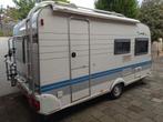 Hobby de luxe Easy 440 SF, bj 2002, Caravans en Kamperen, Vast bed, Hobby, Treinzit, 750 - 1000 kg