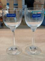 2x villeroy en boch octavie glas nieuw in doos 19,5 cm hoog, Ophalen of Verzenden, Nieuw, Overige typen
