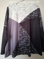 Longsleeve 48.50, Kleding | Dames, Grote Maten, Ophalen of Verzenden, Zo goed als nieuw, Zwart, Shirt of Top