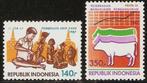 Indonesië 1284-1285 serie vijfjarenplan., Verzenden, Postfris, Oost-Azië