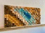 Wanddecoratie hout mozaïek, Antiek en Kunst, Ophalen