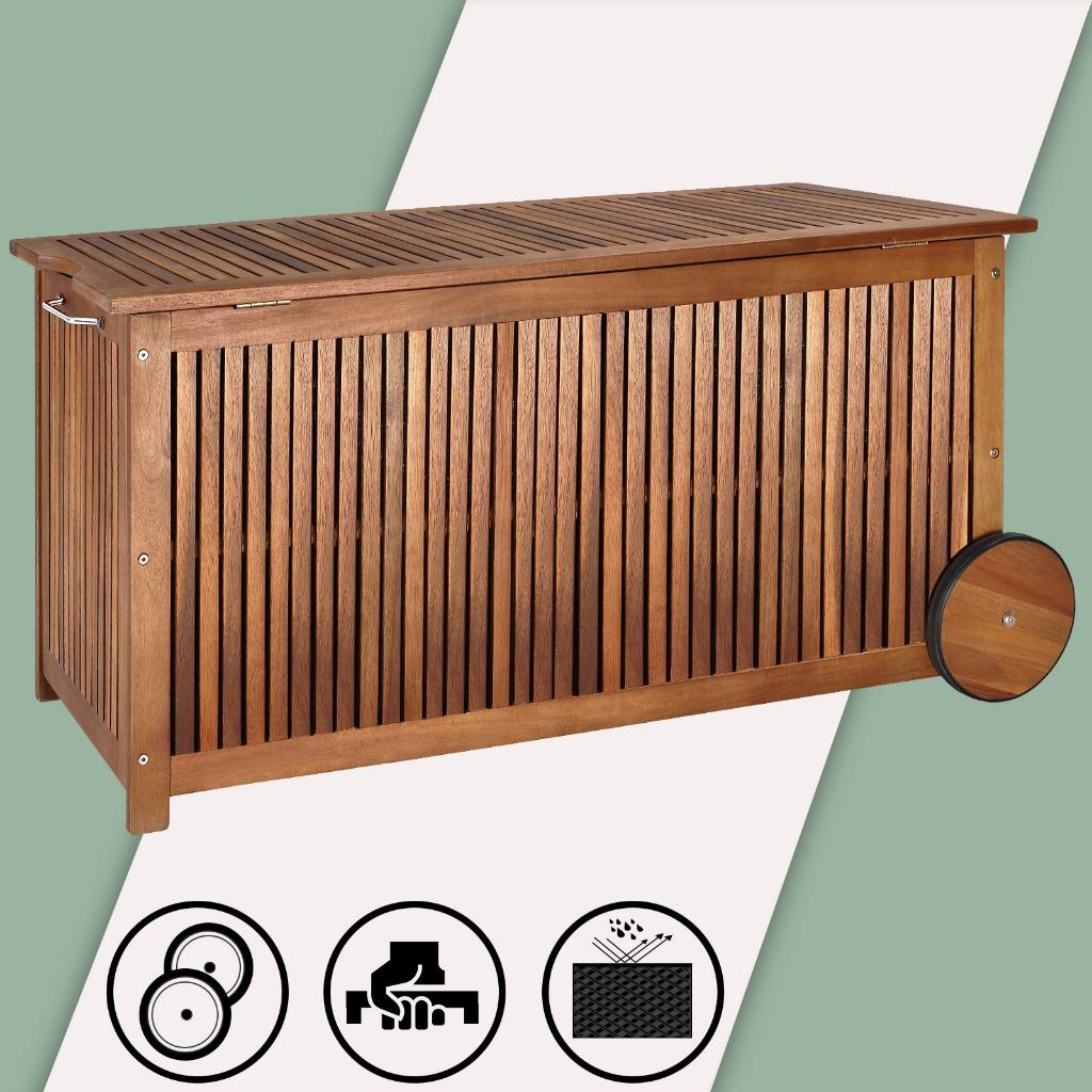 Opbergbox tuinkist met wielen 124x52x58cm GRATIS BEZORGD!, Verzenden, P. Venemakade 163c, 9605 PN Kiel-Windeweer, Nieuw, HODO Handelsonderneming