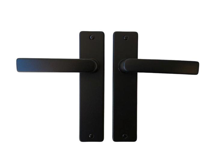 Deurbeslag zwart  €11,95   Met 3 jaar Garantie, Doe-het-zelf en Verbouw, Hang- en Sluitwerk, Nieuw, Klink of Kruk, Overige materialen